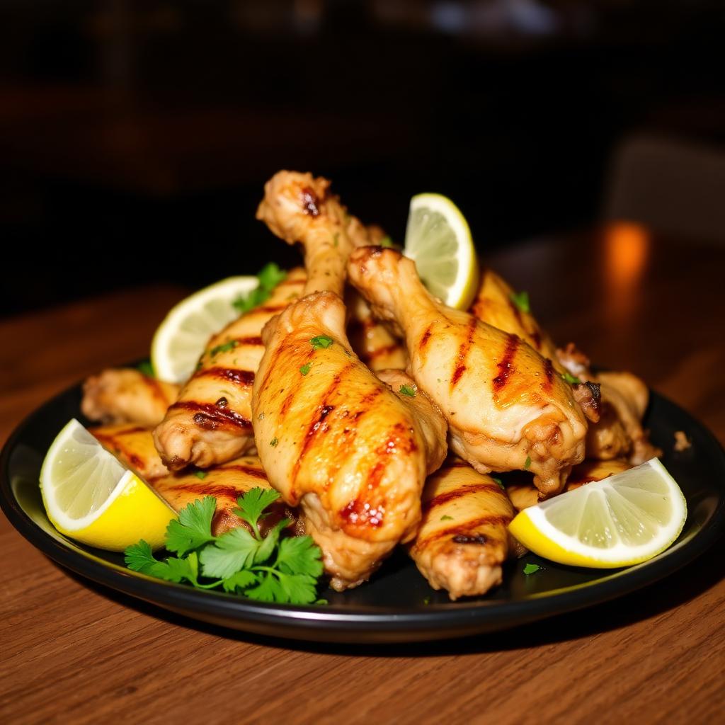 Grilled Lemon Herb Wings