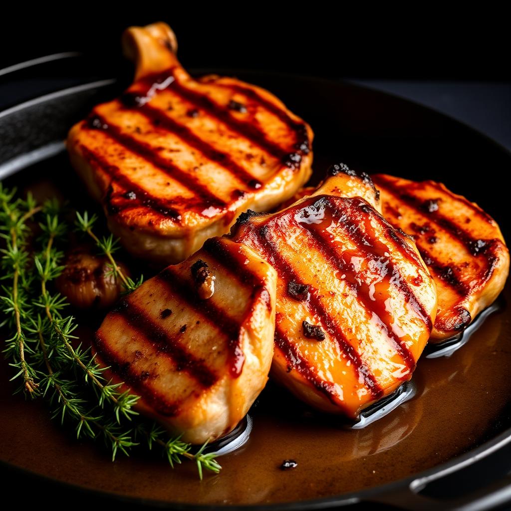 Honey Glazed Pork Chops