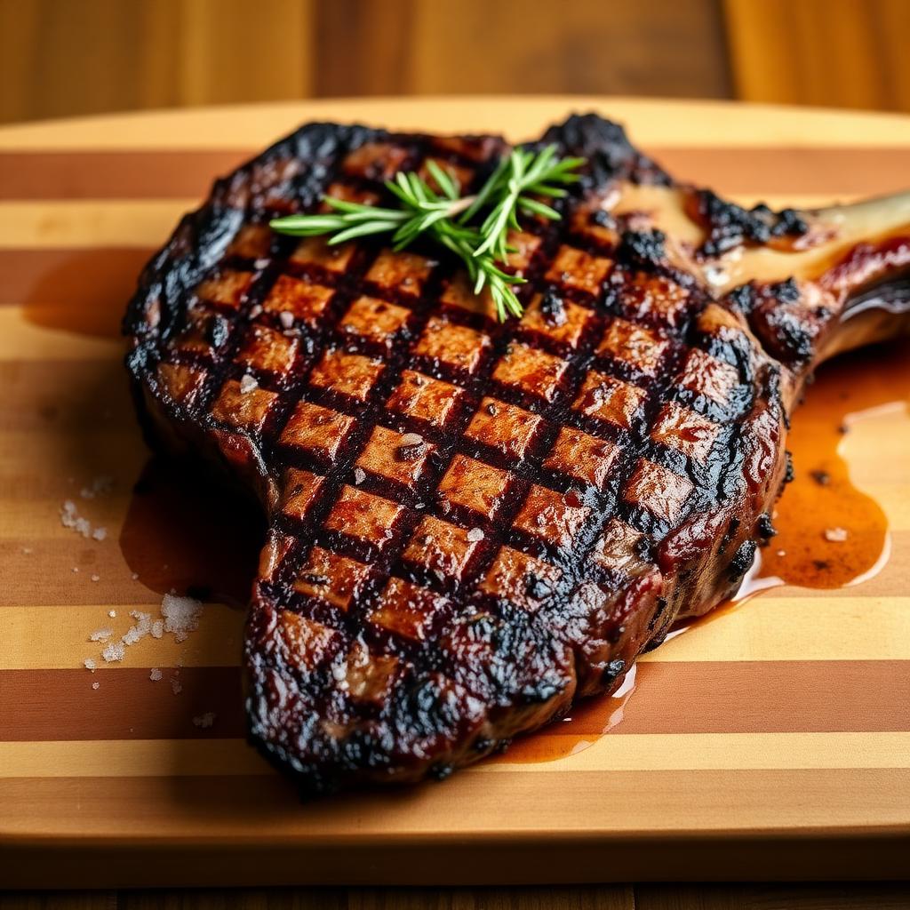 Grilled Tomahawk Ribeye